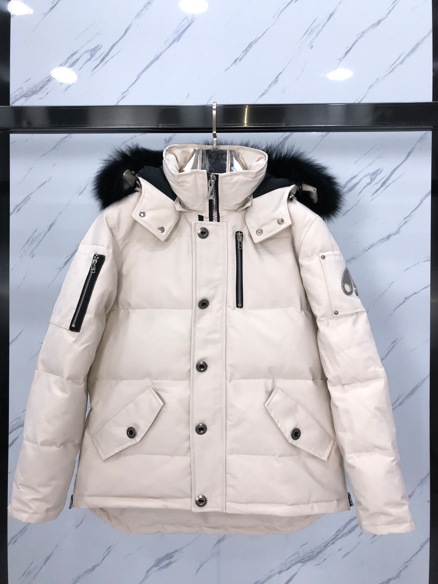 Moose Knuckles Hooded Puffer Jacket Moose Knuckles Hooded Puffer Jacket
